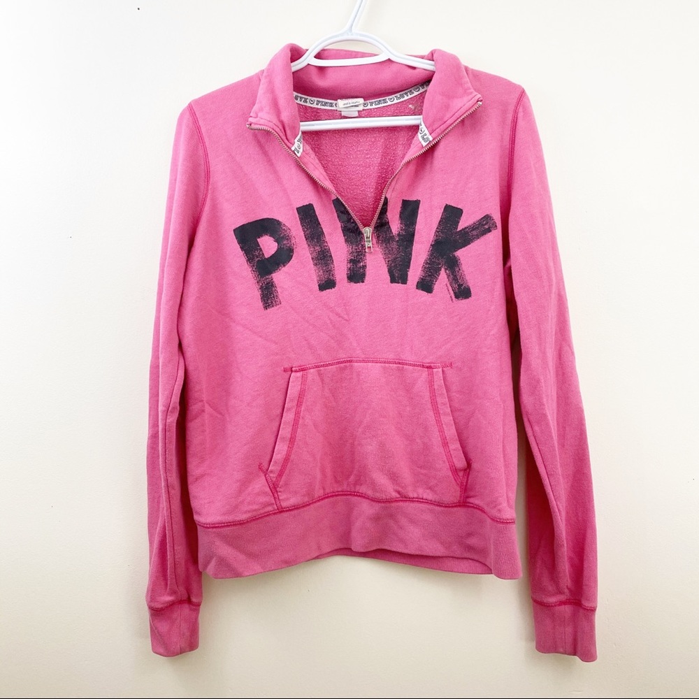 Victoria’s Secret PINK 1/4 Zip Hoodie Size S